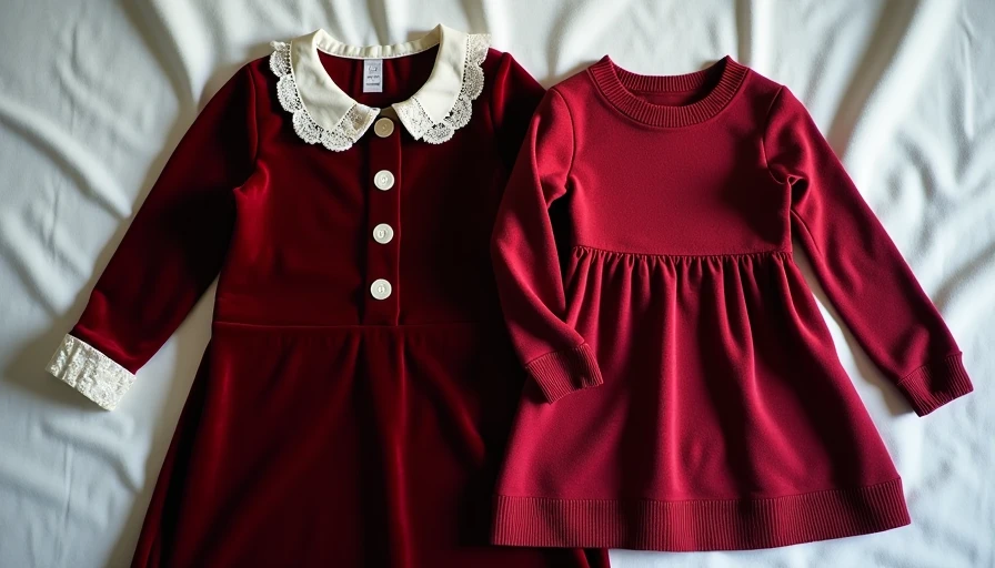 Comparison of stiff velvet special occasion dress versus soft comfortable knit dress for kids holiday wear