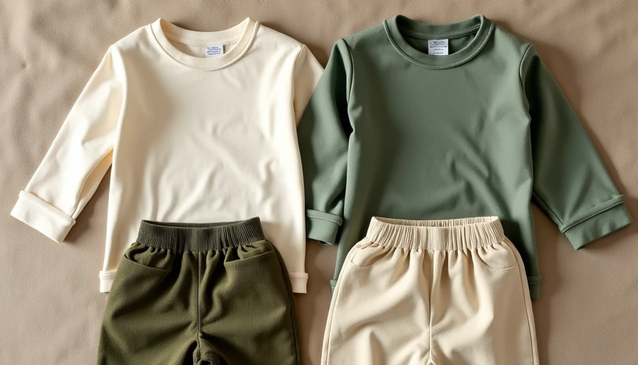 Cream and olive sibling outfit combination showing practical coordinated styling