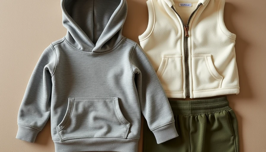 Soft gray hoodie, olive joggers, and cream fleece vest showing versatile fall layering