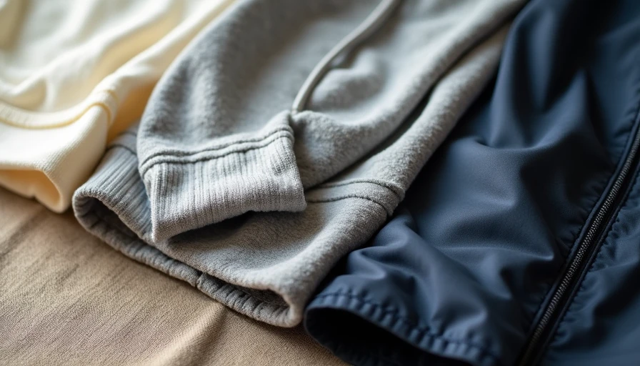 Base layer tee, fleece mid-layer, and windbreaker showing smart transitional weather dressing
