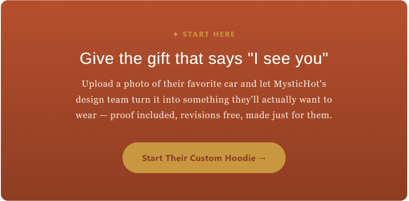 Start Their Custom Hoodie →
