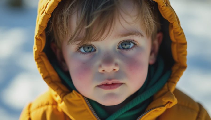 Illustration for toddler layering for cold mornings and warm afternoons
